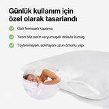 Gü Feeling Vegan Ipek Yastık Kılıfı - Cloud Dancer